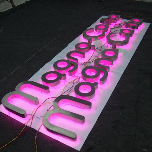 LED back-lit letters 2