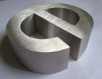Brushed Stainless Steel Letters 1